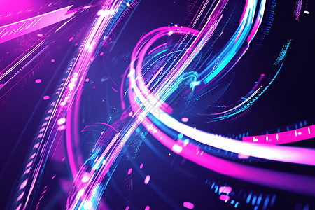 紫色螺旋条纹光线背景图片