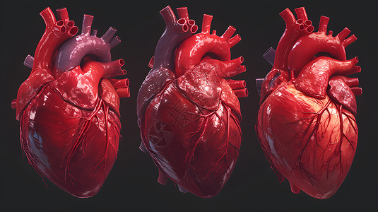 人类心脏的结构高清图片
