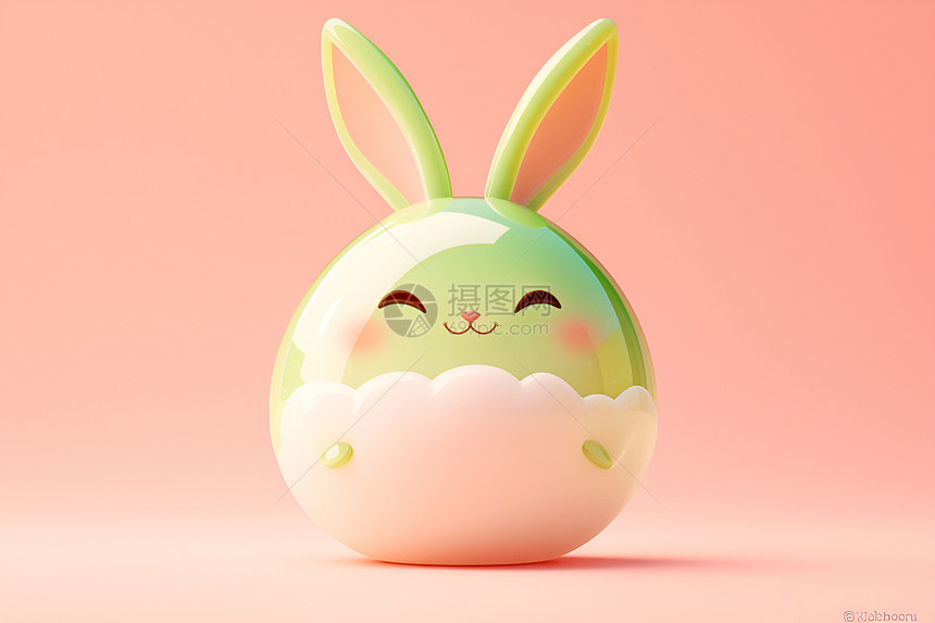 糖棉兔的欢乐表情图片