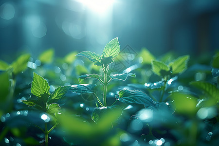 植物叶片背景图片