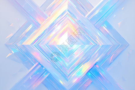 水晶的抽象方形背景图片