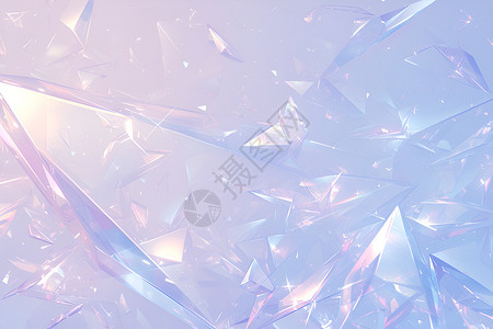 水晶立方体的超真实质感背景背景图片