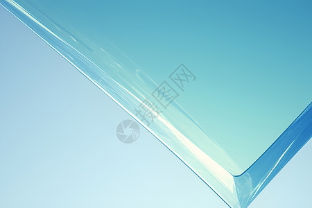 简约蓝色玻璃背景背景图片
