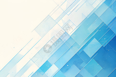 蓝白玻璃方格壁纸背景图片