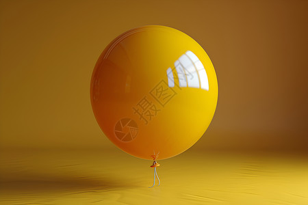 地板线条反光的气球插画