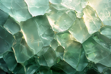 绿色水晶背景背景图片