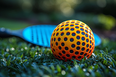 彩色漂浮球体草地上的球体背景