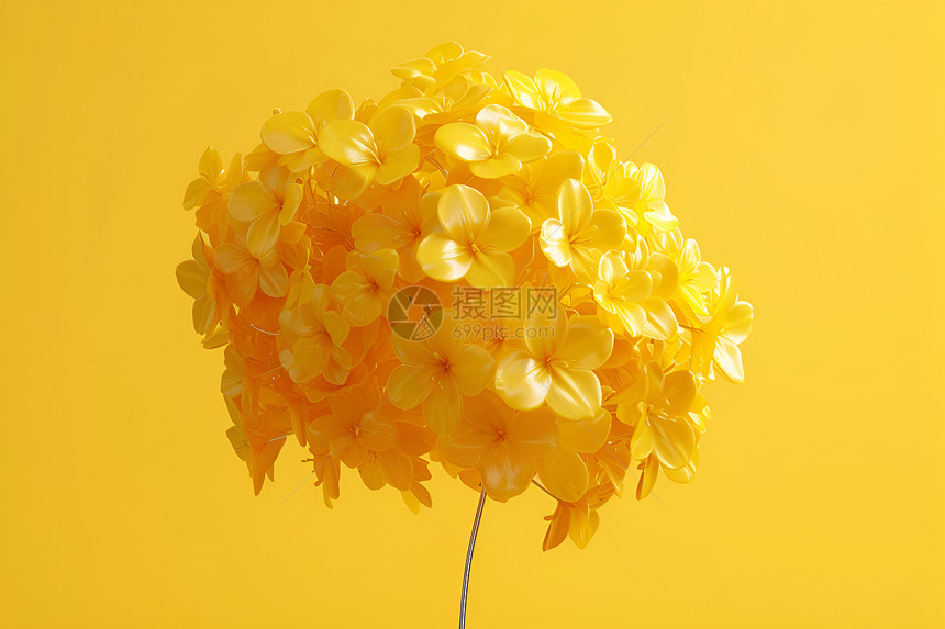 金黄色花卉图片