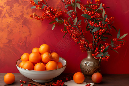 多汁的橙子背景图片