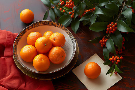 酸甜的柑橘背景图片