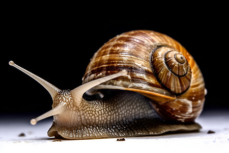 微缩世界蜗牛高清图片