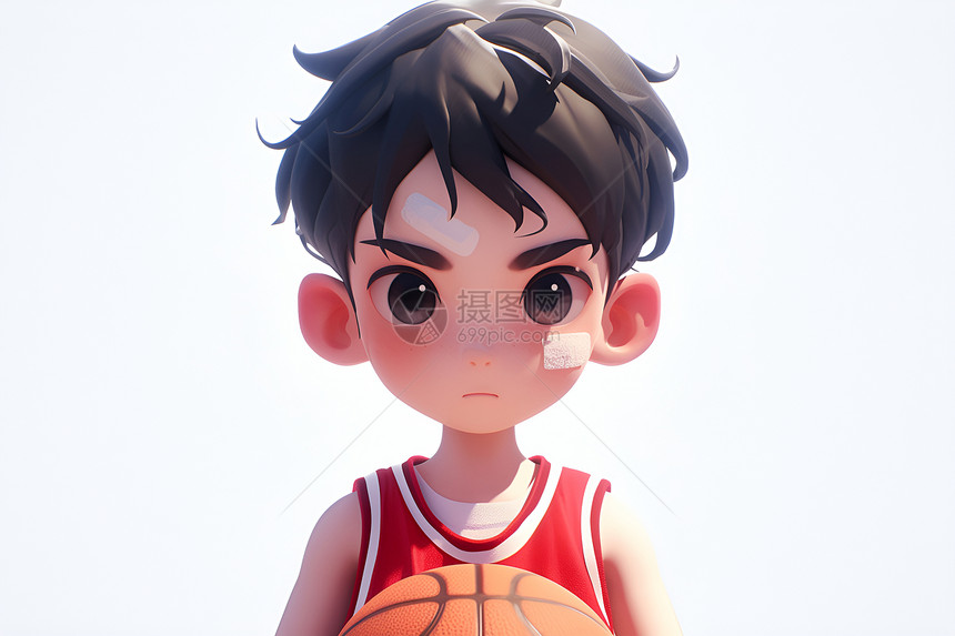 篮球少年图片