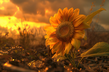 美丽太阳花背景图片