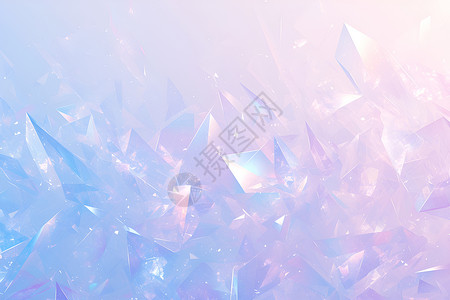水晶立方体背景图片