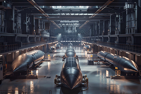 核潜艇神秘浩渺潜艇制造工厂背景