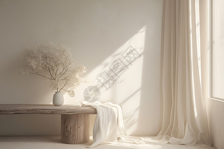 静谧背景温馨静谧的房间角落设计图片
