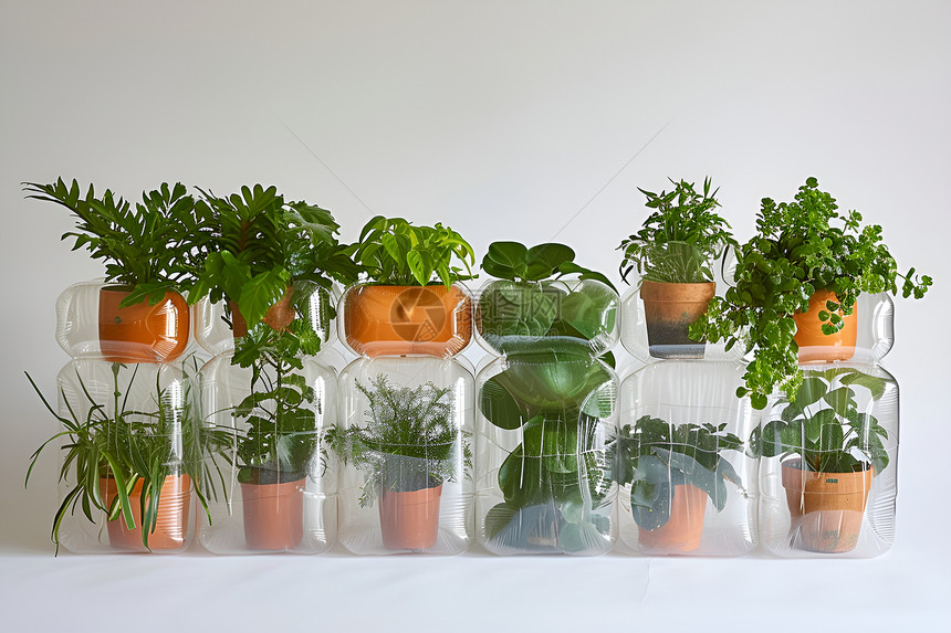 透明植物架图片