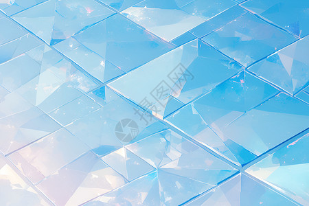 水晶立方体背景图片