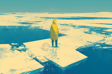 冰原神秘探险背景图片