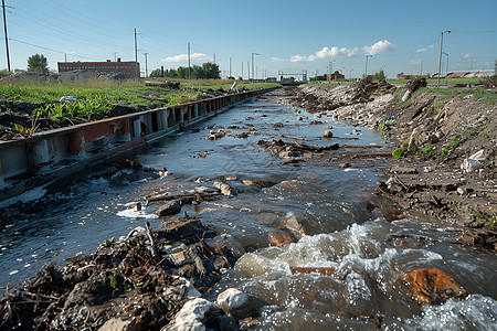 工厂废水废水工厂高清图片