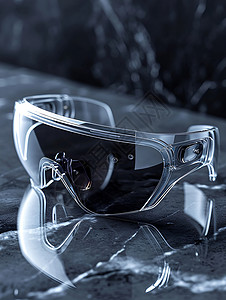 透明眼镜素材透明玻璃的眼镜背景