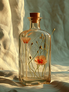 透明花瓶一瓶透明的洗发水设计图片