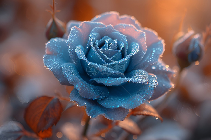 美丽的蓝玫瑰图片