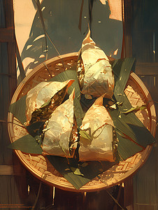 粽子食物背景图片