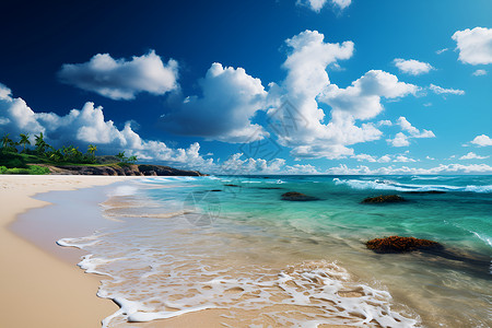 海面浪花海面的浪花背景