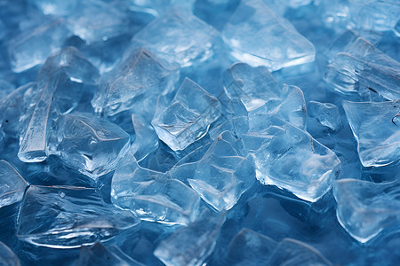 冰晶壁纸冰冻中的晶体背景