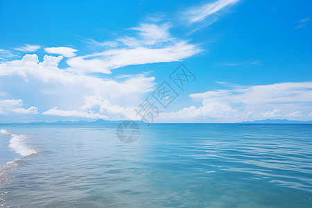 花边波浪海面上的浪花背景