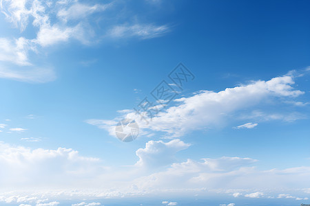 蓝天中的云朵高清图片