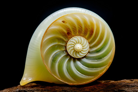 古老生物的壳背景图片