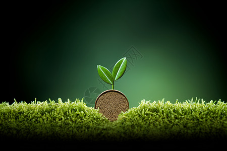 金融绿色资产投资概念设计图片