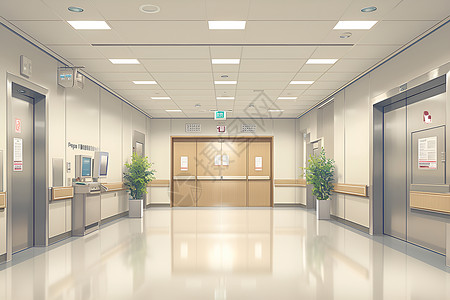 医院大厅背景图片