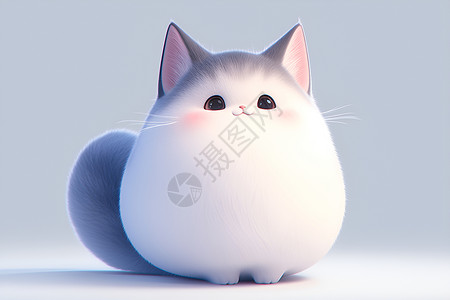 肥肥的猫咪可爱肥肥的高清图片