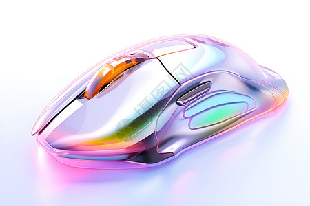 彩色设计的计算机鼠标背景图片