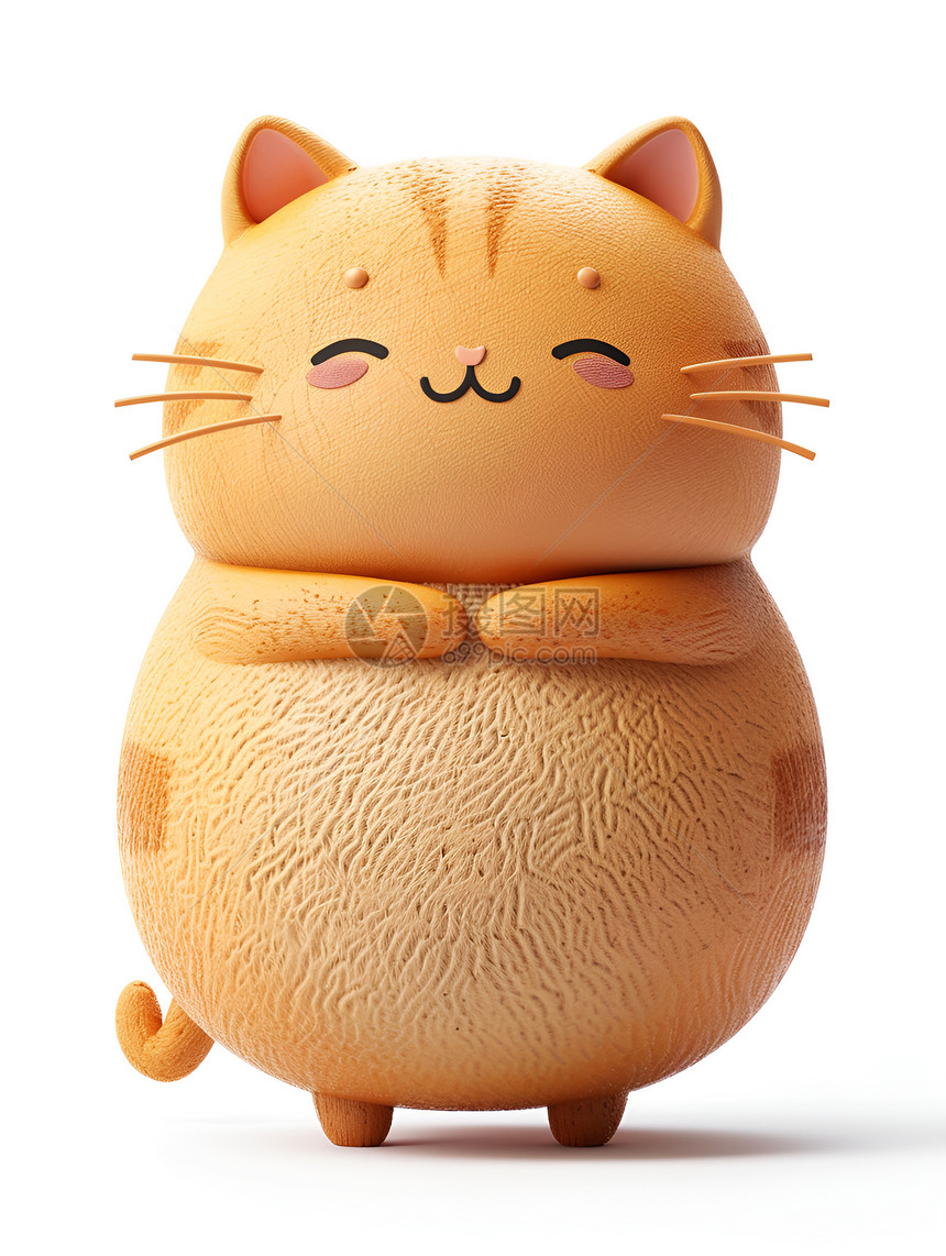 萌萌的胖猫图片