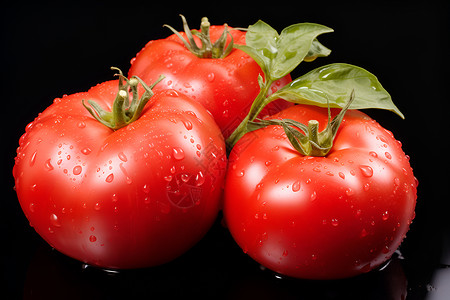 成熟的西红柿背景图片