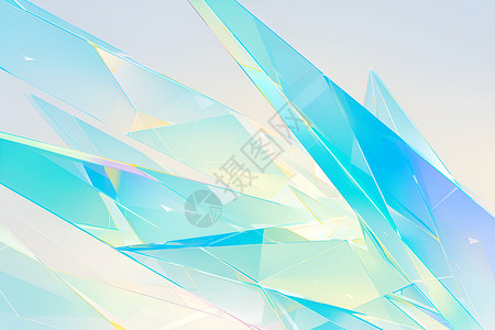 玻璃质感的几何设计背景图片