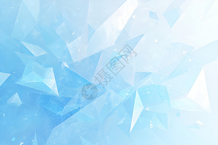 蓝色玻璃几何玻璃纹理插画