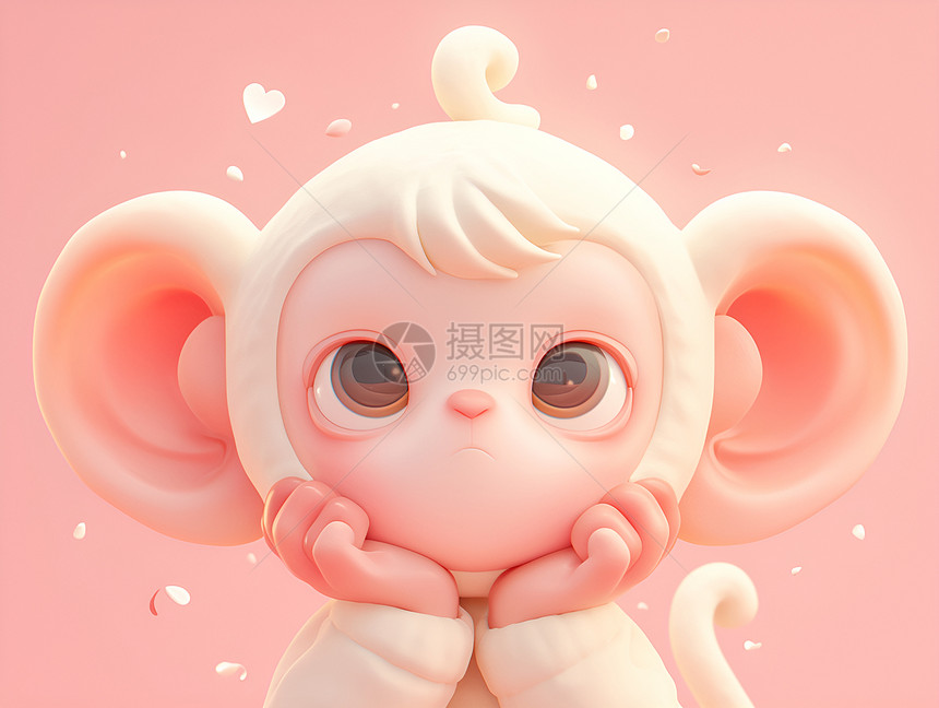 梦幻小猴子插图图片