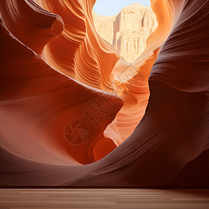 美丽的砂岩洞穴背景图片