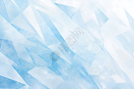 冰塊晶莹剔透的冰块插画