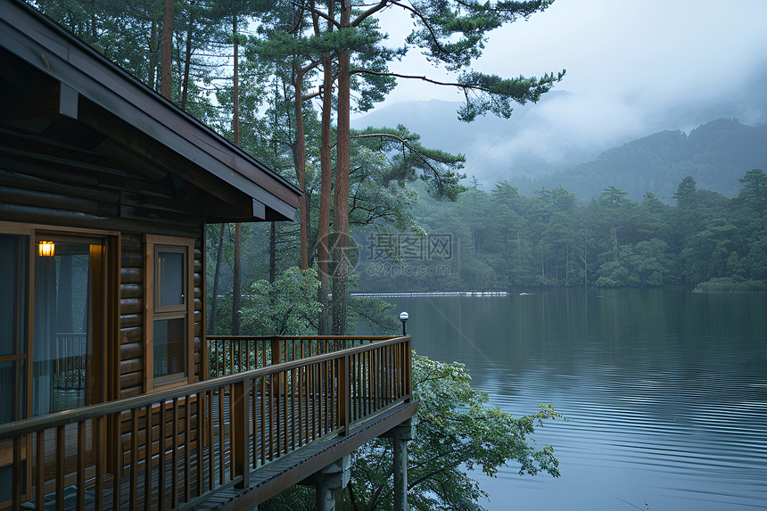 湖畔幽居图片