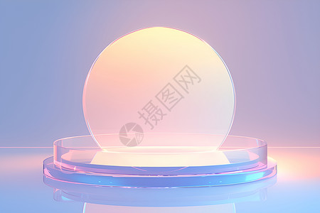 玻璃上的球体背景图片