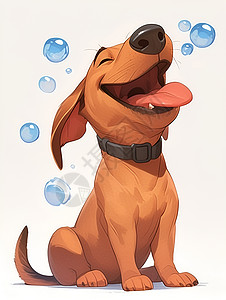 欢乐的狗狗背景图片