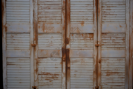 生锈的金属门背景图片