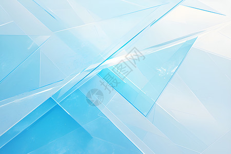 几何切割的玻璃板背景图片