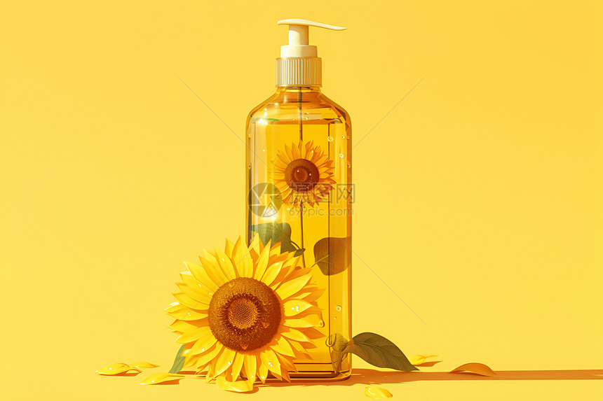 太阳花油瓶图片